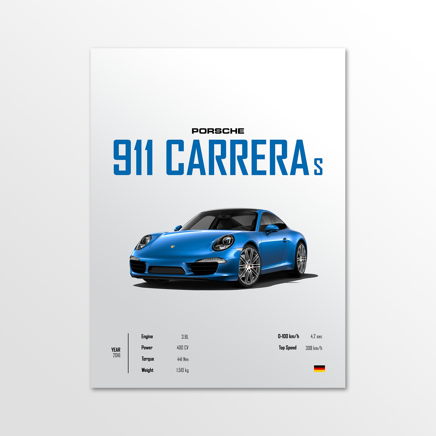 Porsche 911 Carrera S – Palm Posters